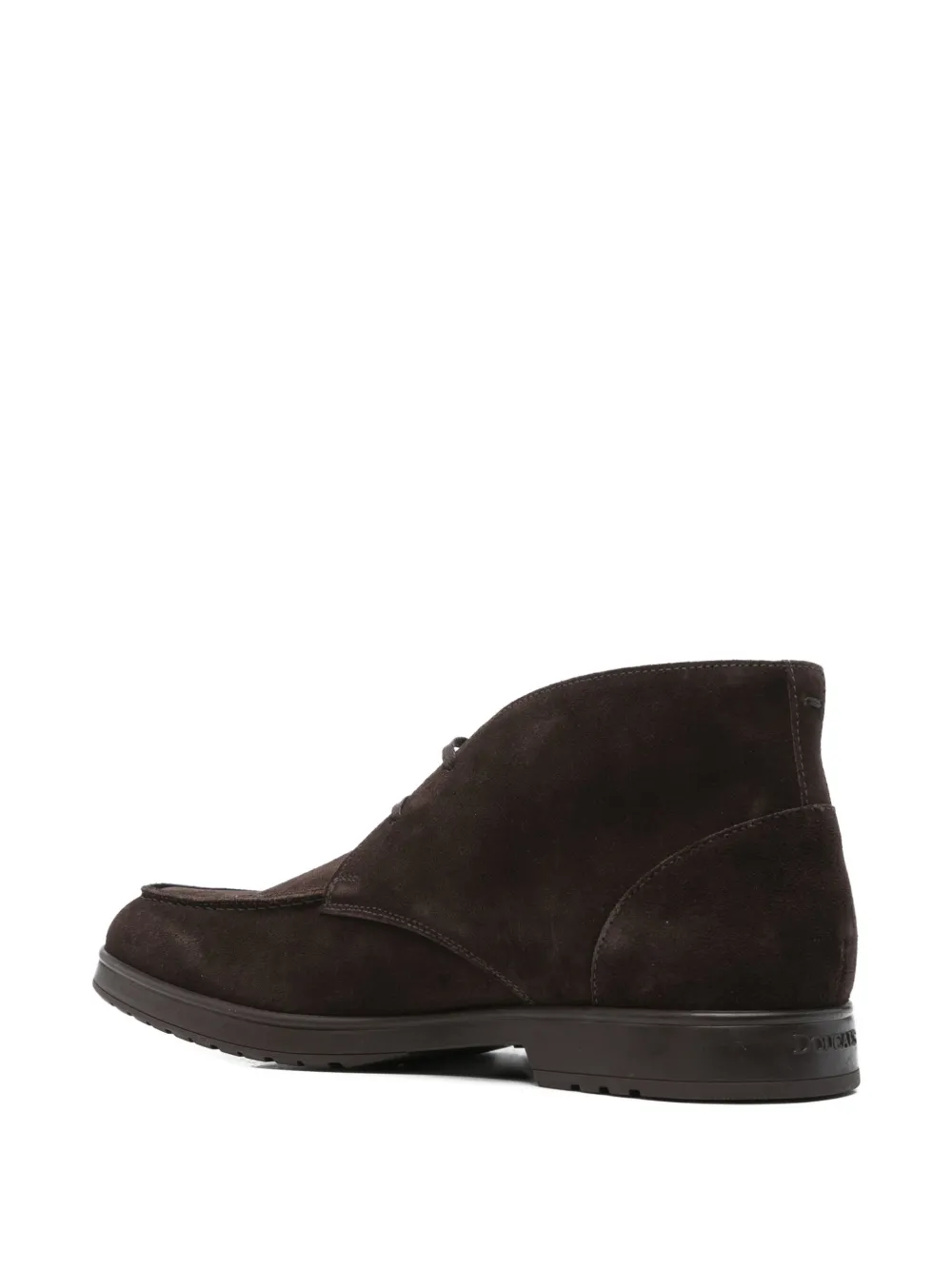 Doucal's suede lace-up boots Brown