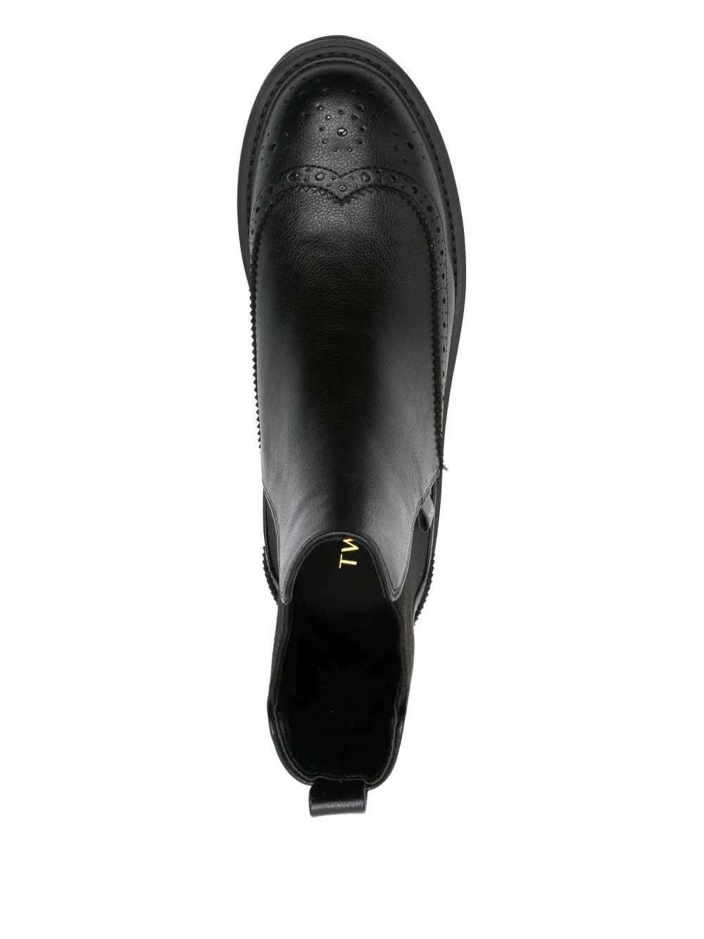 TWINSET 40mm elastic-panel chelsea boots Black