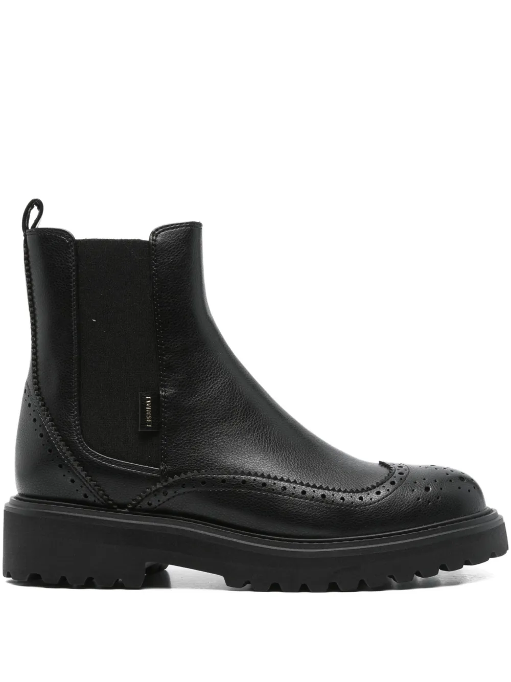 TWINSET 40mm elastic-panel chelsea boots Black