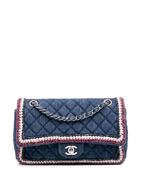 Shoulder Bag Blue Jean Chanel Bag CHANEL Pre-Owned 2018