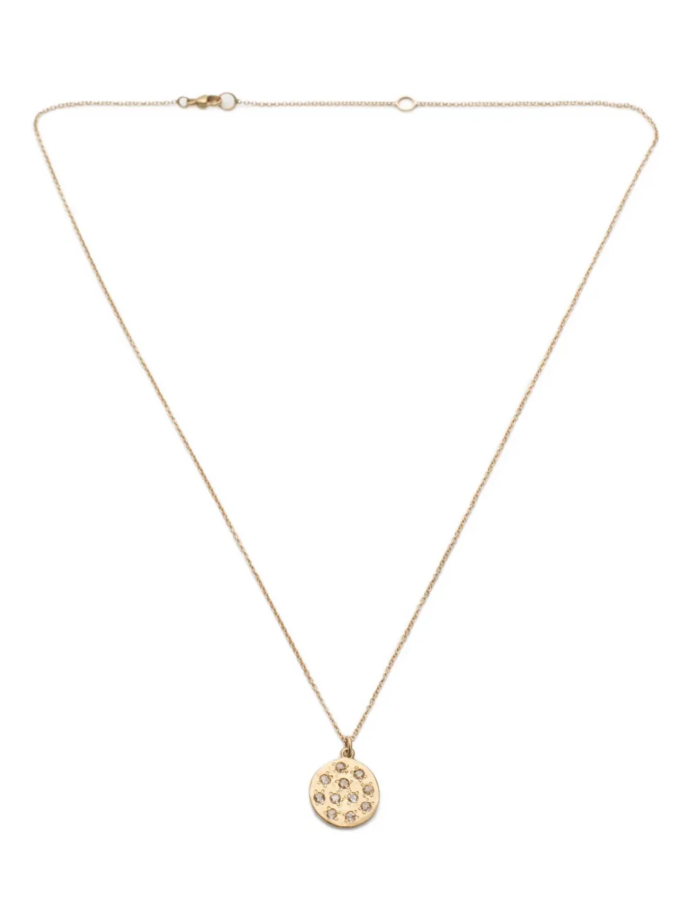 Brooke Gregson 14k Yellow Gold Mini Mars Diamonds Necklace