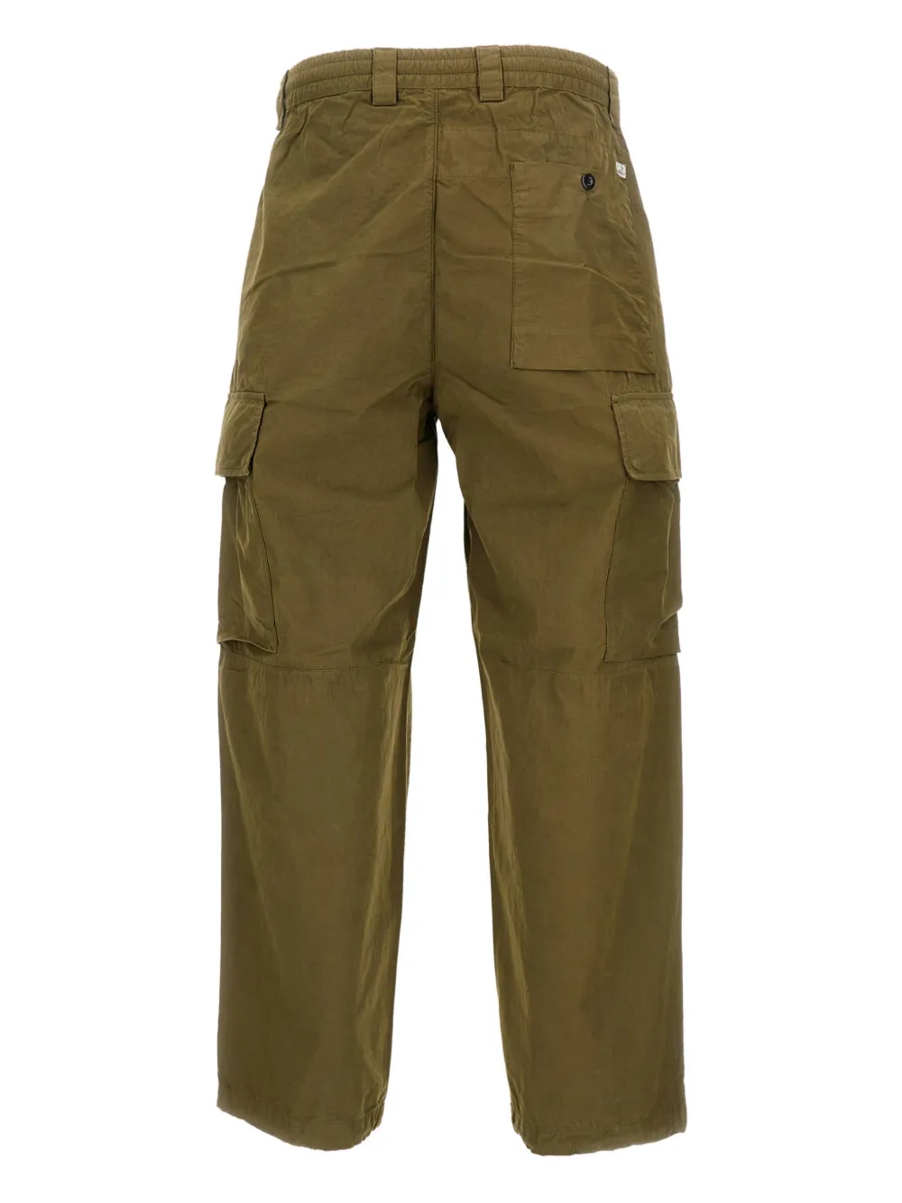 C.P. Company multi-pocket cargo straight-leg trousers - Groen