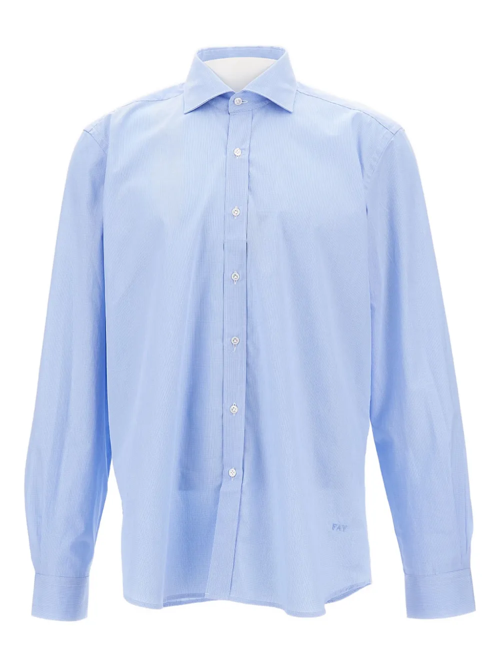 Fay striped cotton shirt | Blue | Image 1