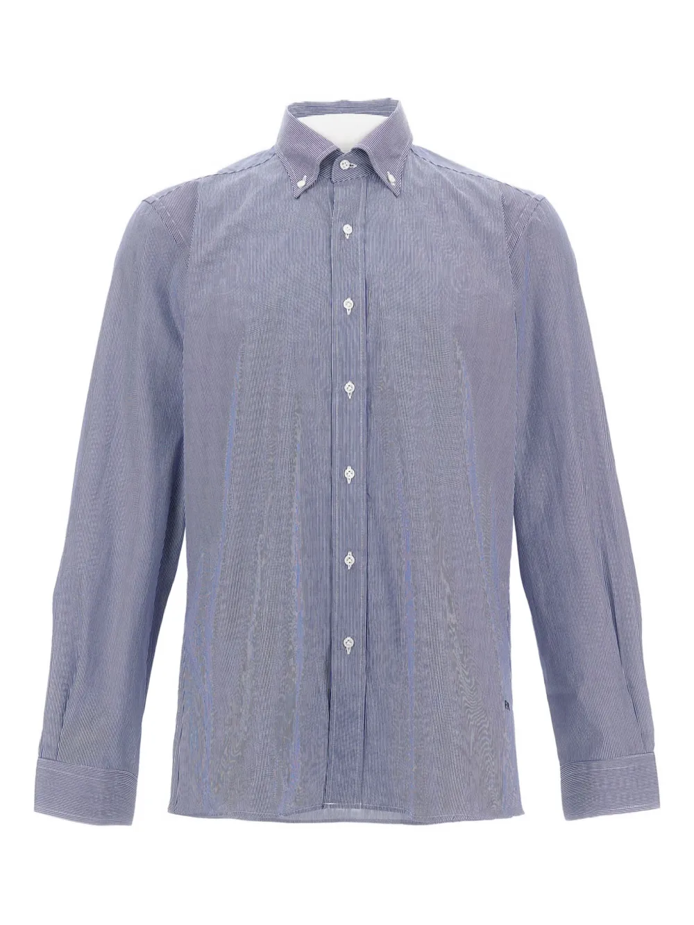 Fay pinstripe cotton shirt Blauw