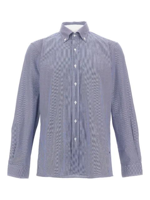 Fay camisa con rayas diplomáticas estampadas