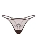 Zhilyova Tribal Gravity G-string - Brown