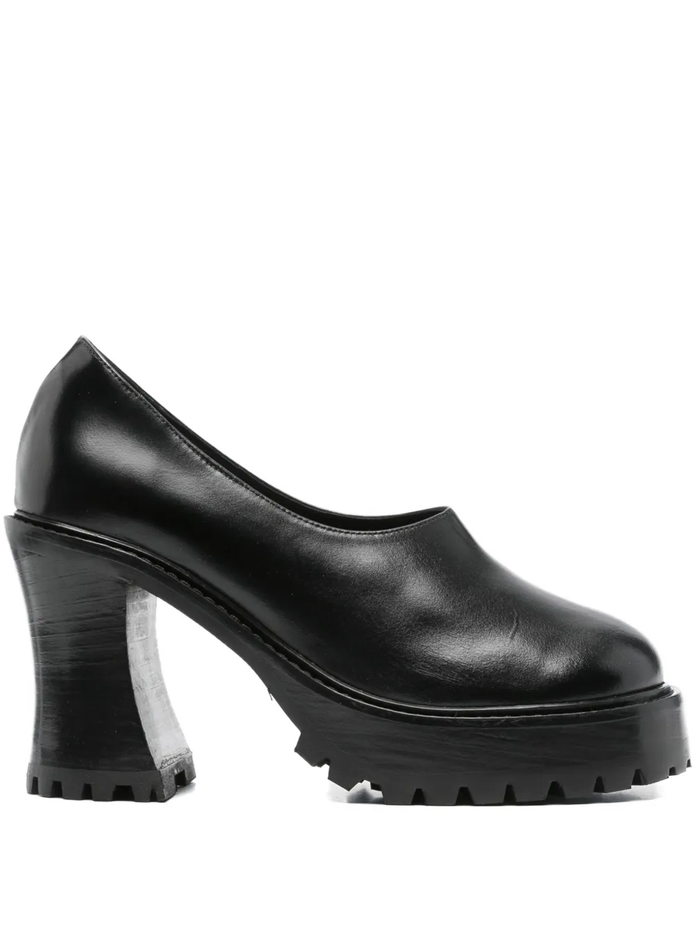 Nicole Saldaña Hannah pumps met plateauzool Zwart