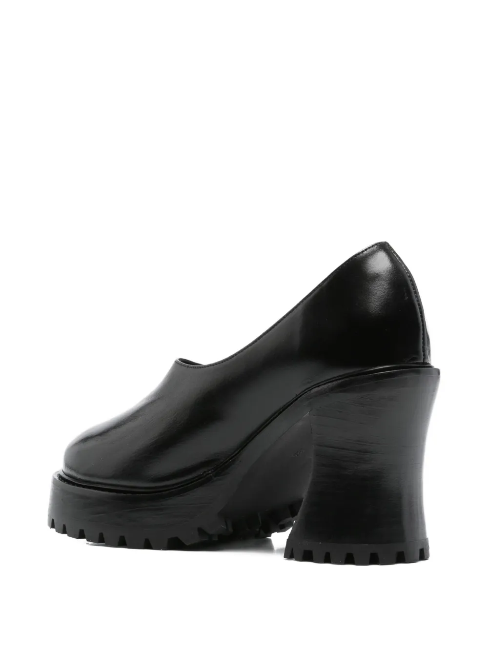 Nicole Saldaña Hannah pumps met plateauzool Zwart