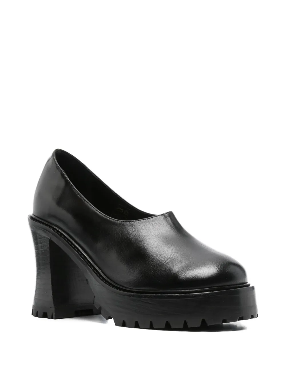 Nicole Saldaña Hannah pumps met plateauzool Zwart
