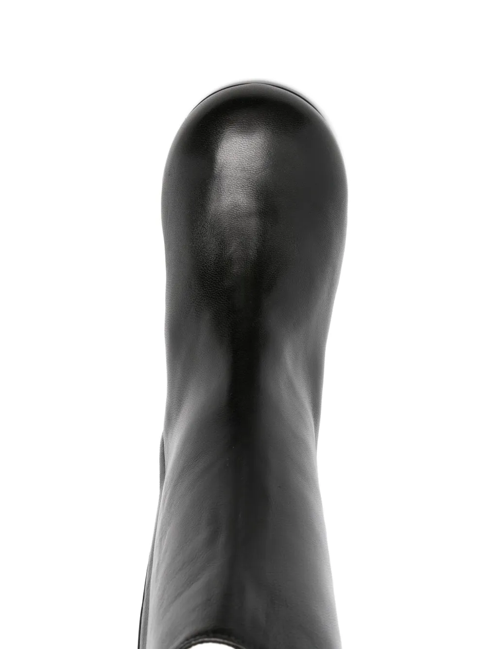 Nicole Saldaña Sculpted-heel Ankle Boots In Black