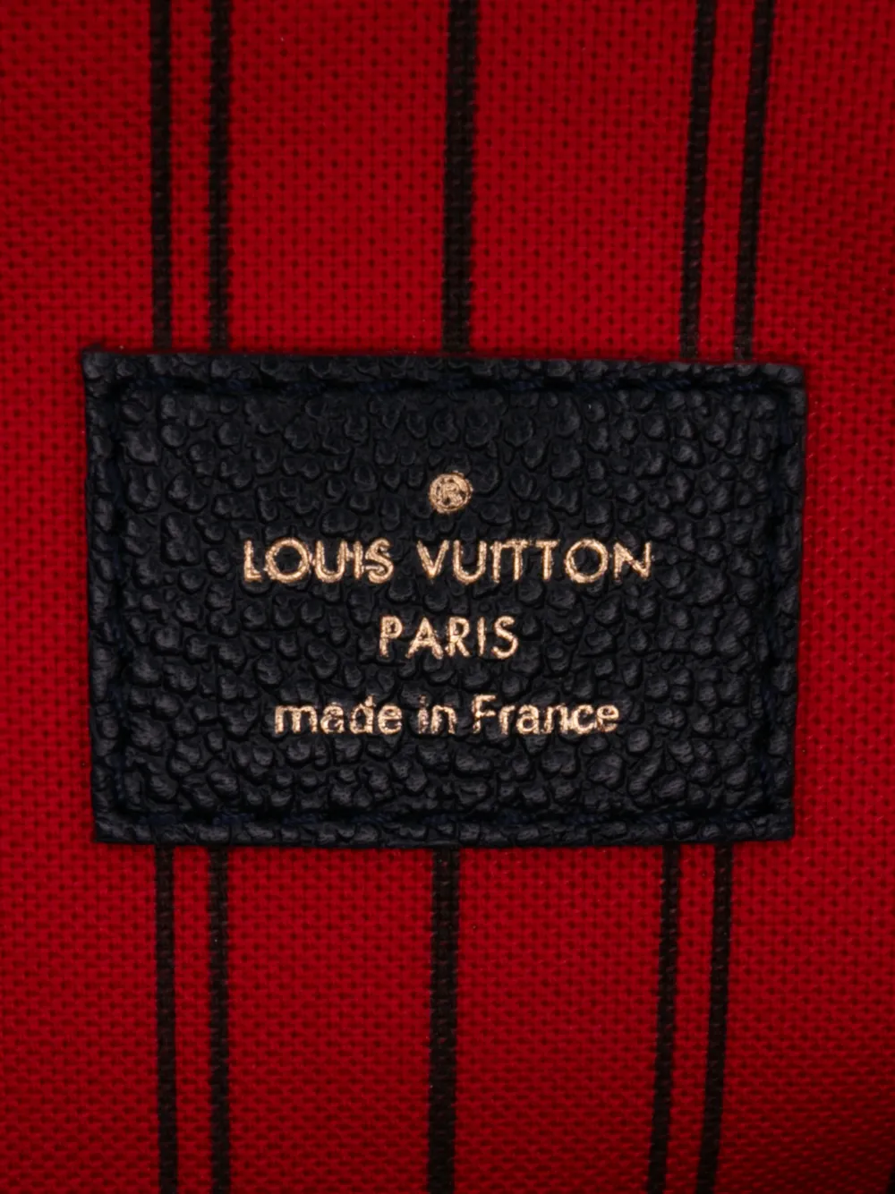 Pre-owned Louis Vuitton 2019 Monogram Empreinte Pochette Metis Satchel In Blue