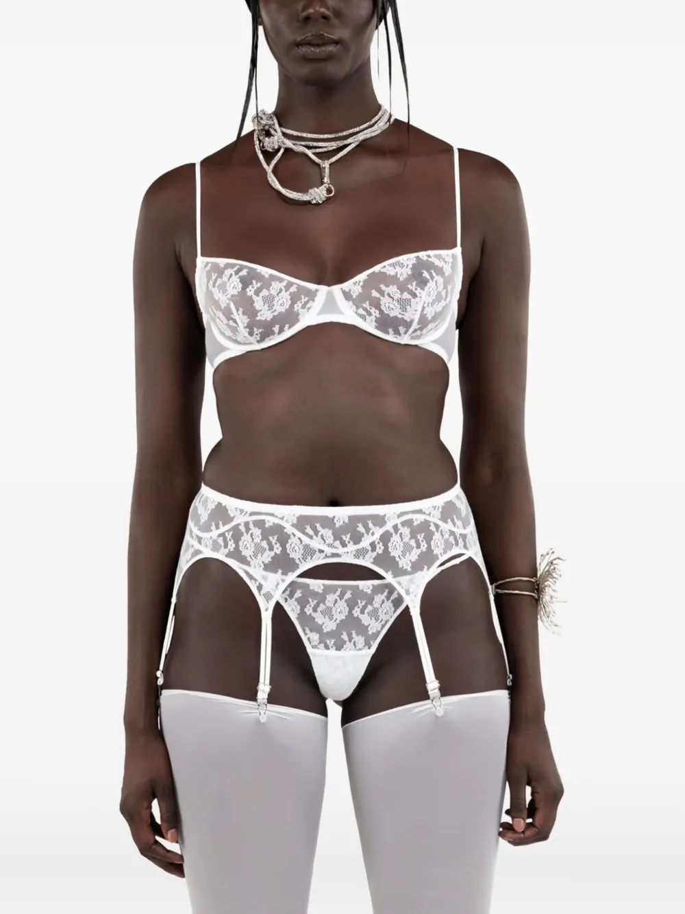 Zhilyova Tara jarretellegordel Wit