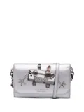 Burberry Pre-Owned 2000-2017 Metallic Leather Creature Wallet On Chain crossbody bag - Silver