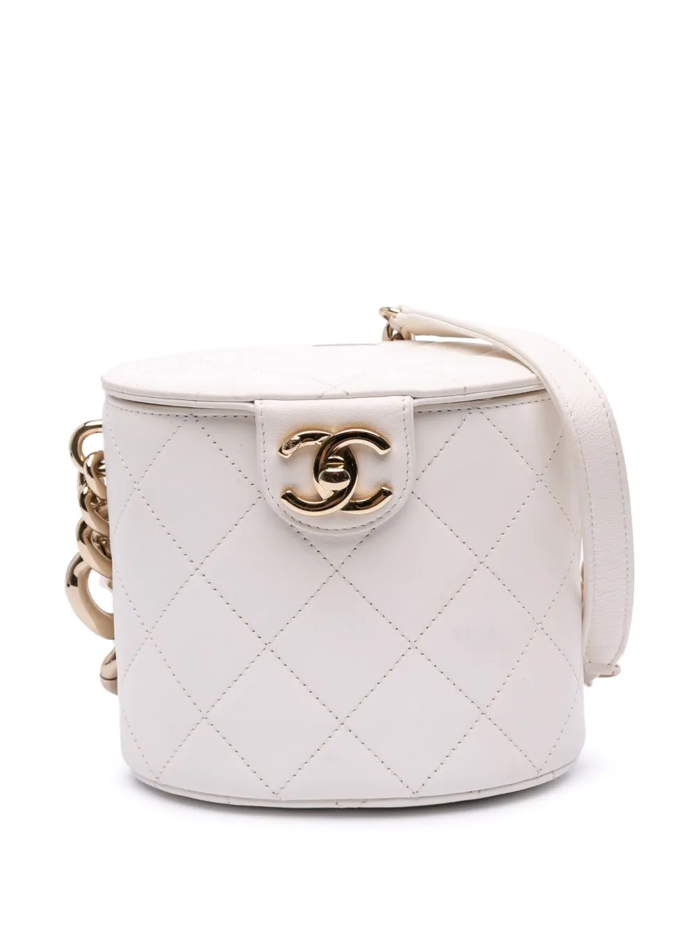 2019 CC Lambskin Elegant Chain Case vanity bag