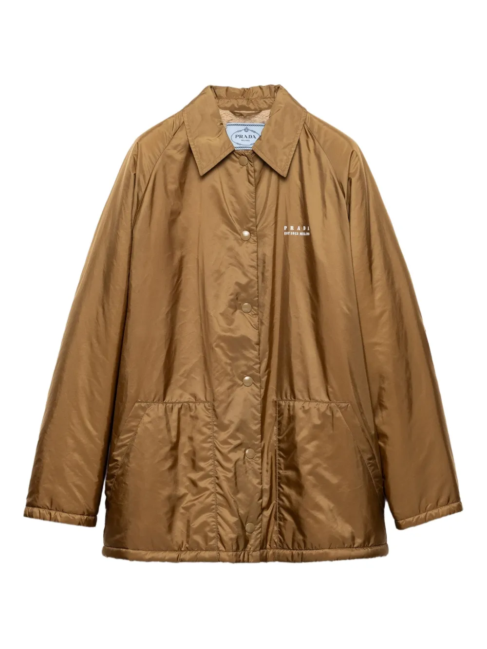 Prada raglan-sleeve jacket | Brown | Image 1
