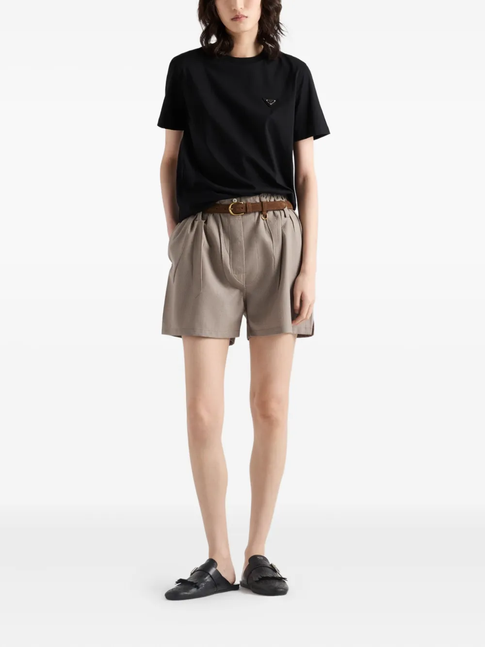 Prada cotton T-shirt Zwart
