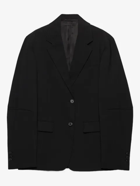 Prada blazer en laine à simple boutonnage