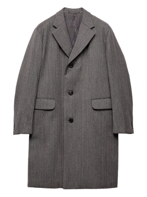 Prada notch-lapel wool coat
