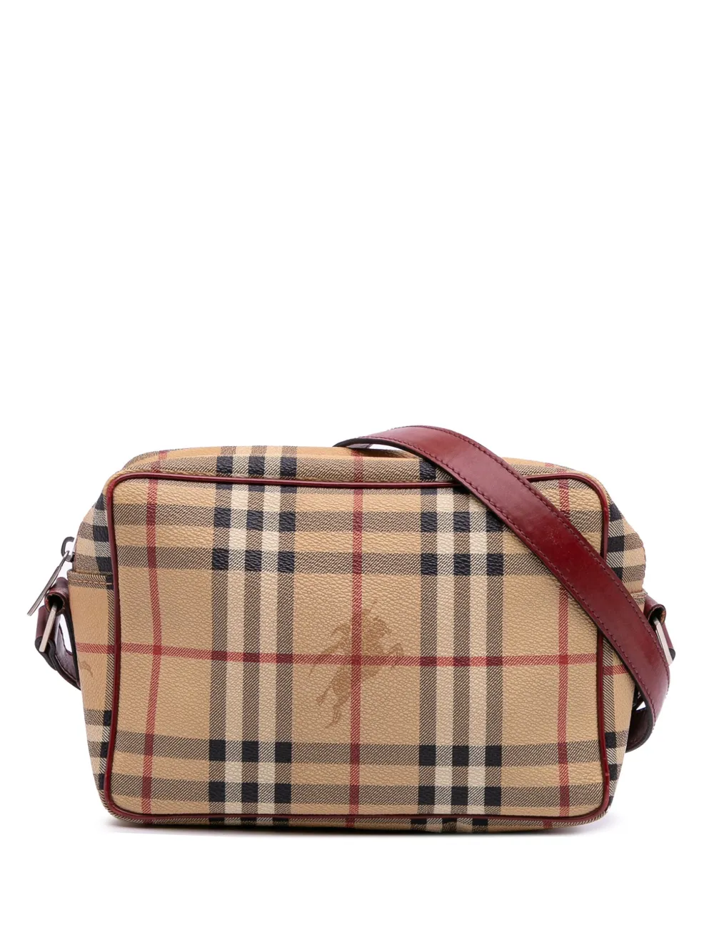 Burberry Pre-Owned 2018-2023 Haymarket Check Coated Canvas crossbody Burberry Pre-Owned 2018-2023 Haymarket Check Coated Canvas crossbody