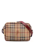 Burberry Pre-Owned 2018-2023 Haymarket Check Coated Canvas crossbody bag - Brown