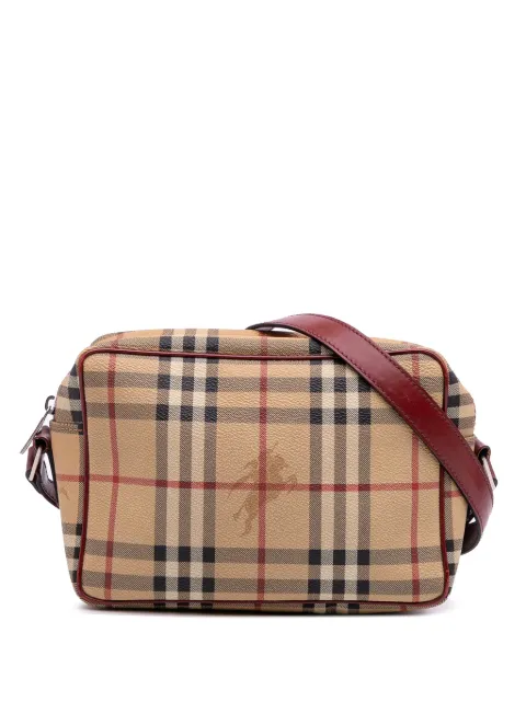 Burberry Pre-Owned 2018-2023 Haymarket Check Coated Canvas crossbody bag