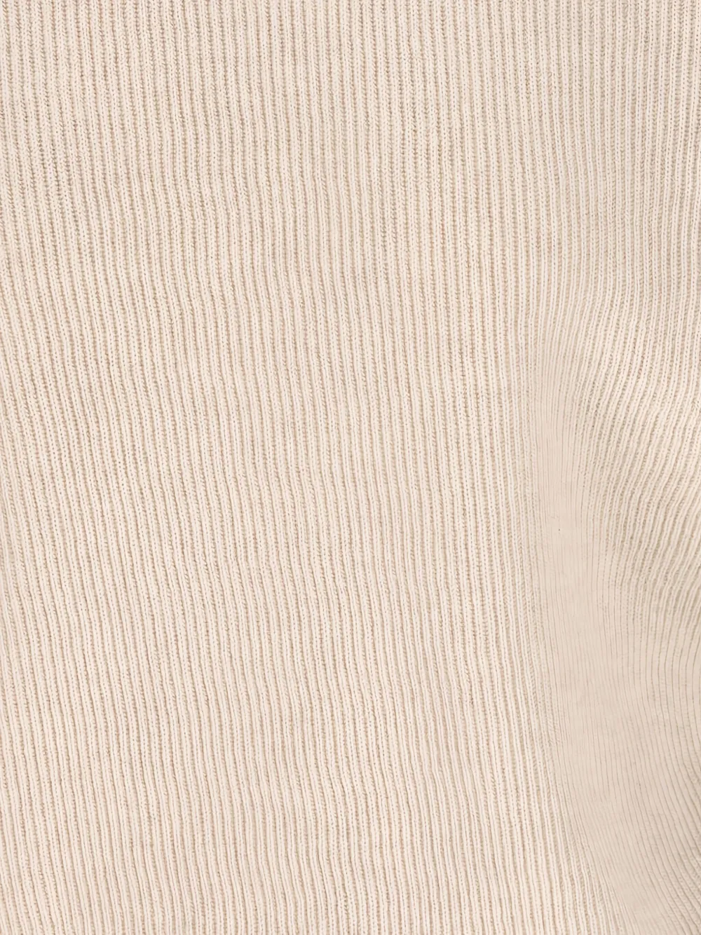 Brunello Cucinelli ribbed crewneck sweater Beige