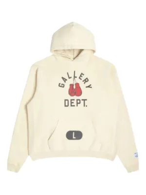 【GALLERY DEPT.】90's ロゴプリントコットンパーカー オレンジ GALLERY DEPT. 90's Oversized Logo-Print Cotton-Jersey Hoodie