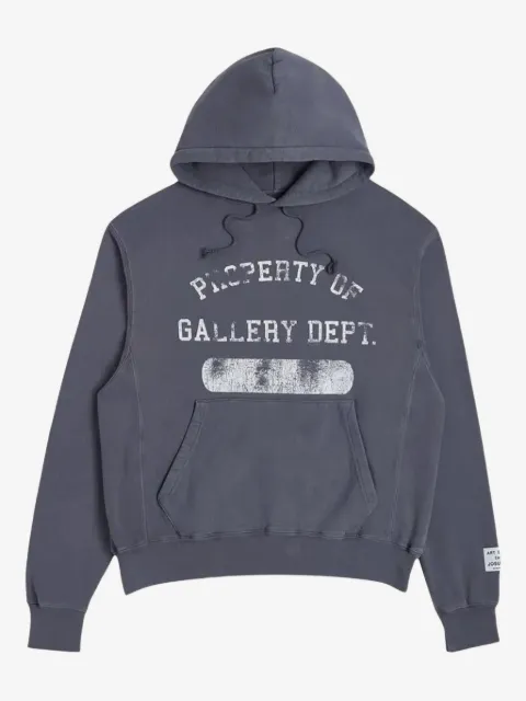 GALLERY DEPT. hoodie Property logo Navy/White