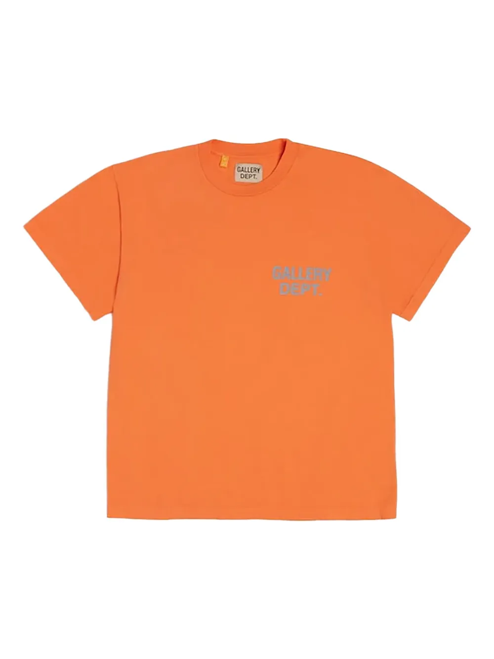 GALLERY DEPT. blurred logo-print T-shirt | Orange | Image 1