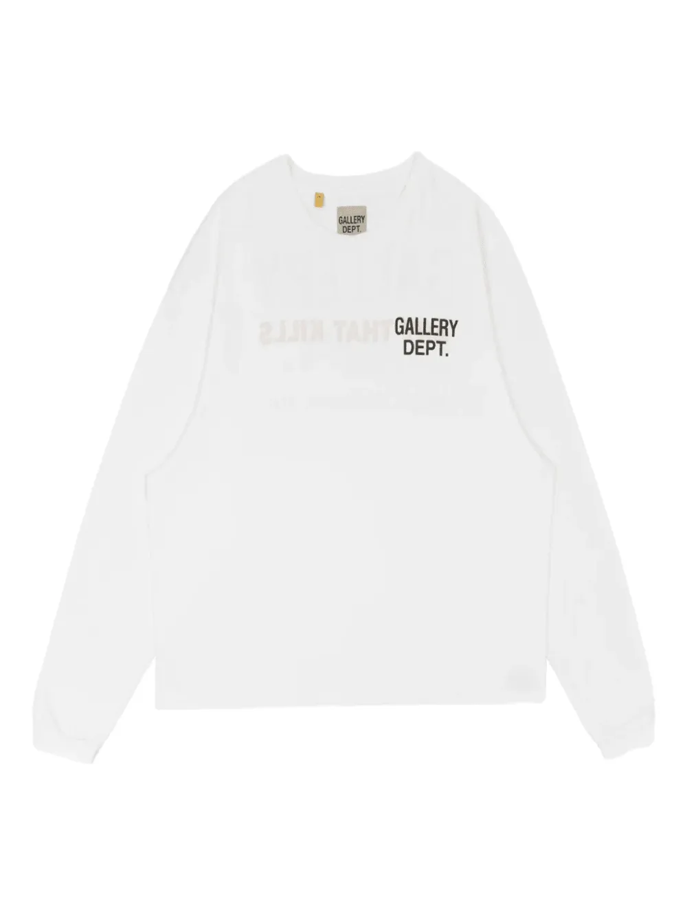 GALLERY DEPT. reversible long-sleeve T-shirt Wit