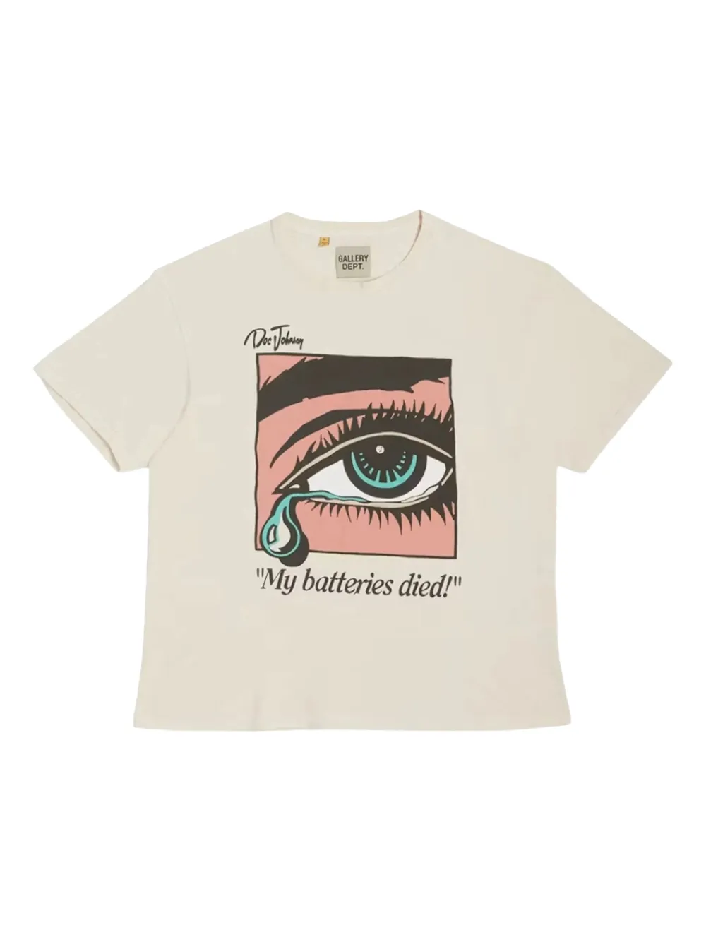 Dead Batteries graphic-print T-shirt
