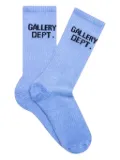 GALLERY DEPT. logo-print socks - Blue