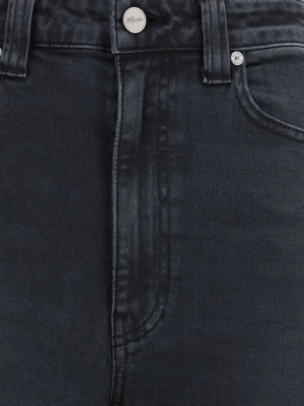 KHAITE Dane jeans Zwart