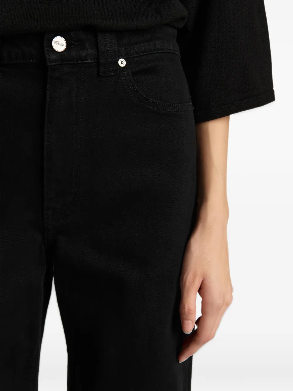 KHAITE Dane jeans Zwart