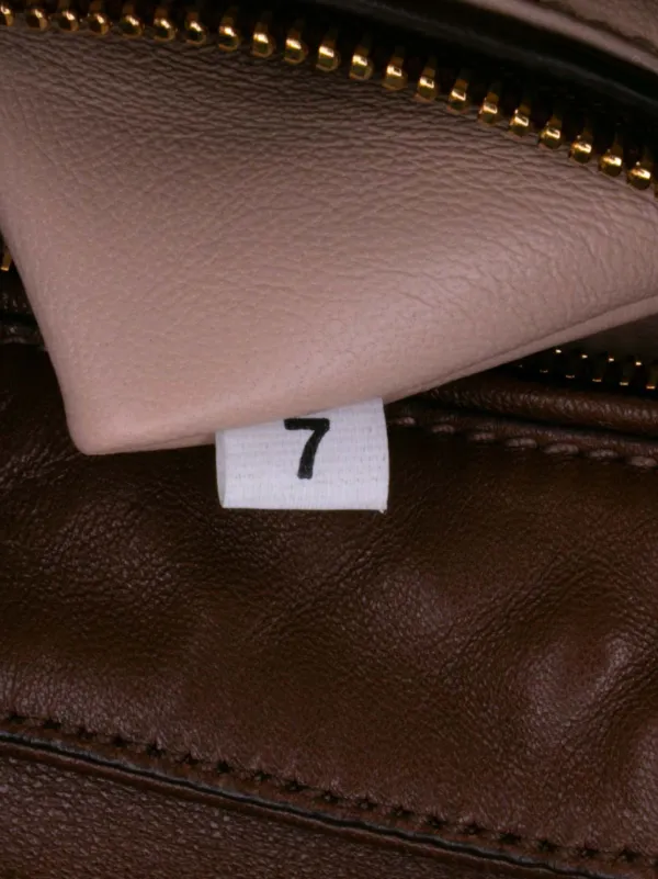 PRADA ナッパフリンジブラウン