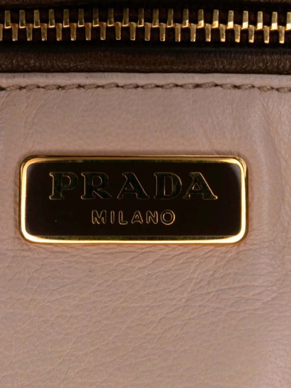 Pre-owned Prada 2000-2025 Nappa Fringe Crossbody Bag In Brown
