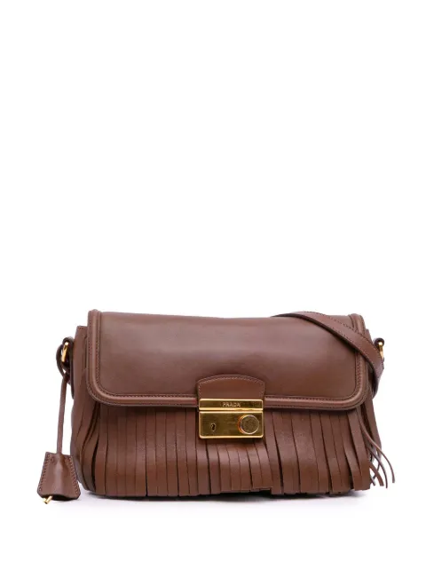 Prada Pre-Owned 2000-2025 Nappa Fringe crossbody bag