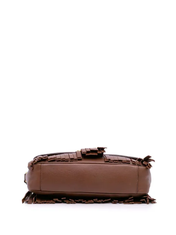 PRADA ナッパフリンジブラウン