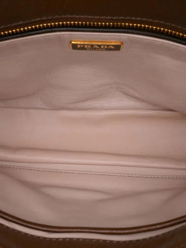 PRADA ナッパフリンジブラウン