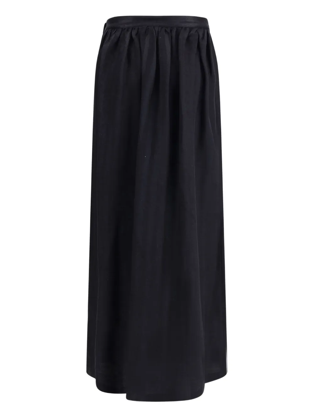 Kristina Ti geometric-button long skirt | Black | Image 1