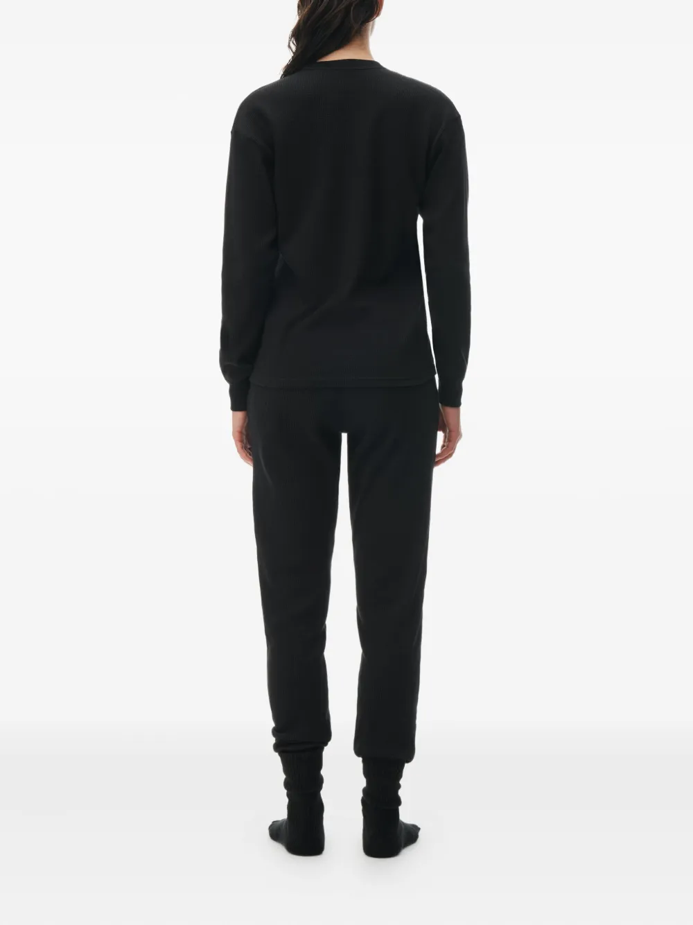 Alexander Wang waffle crew neck longsleeve T-shirt | T-Shirts | Image 2