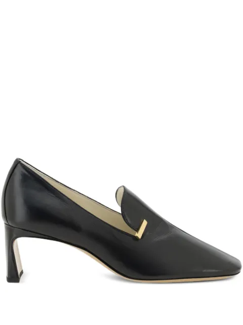 Phoebe Philo 60mm Club metallic-detail loafers