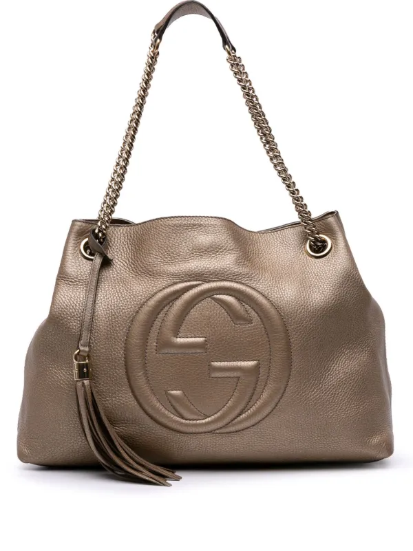 Gucci Pre-Owned 2016-2025 Medium Leather Soho Chain tote bag