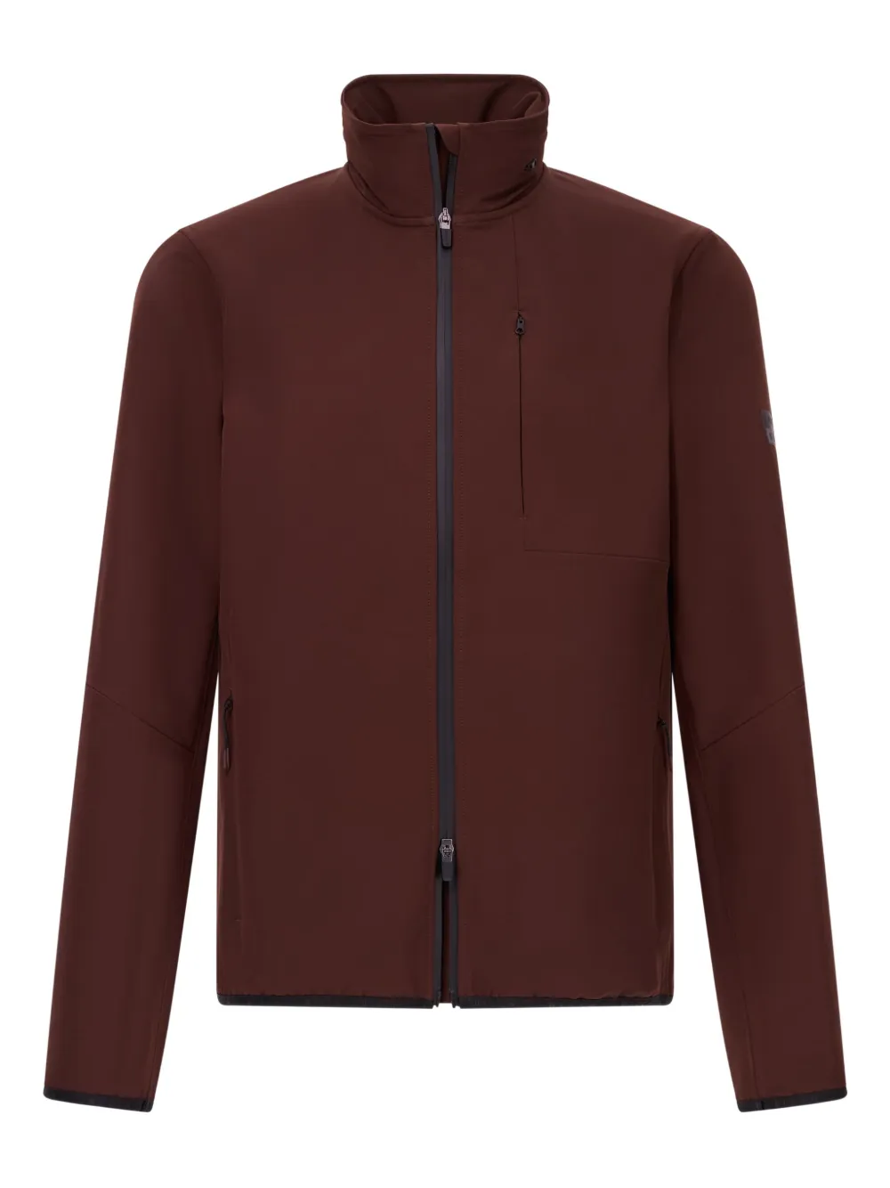 Boggi Milano B-Tech logo-piping padded jacket | Brown | Image 1
