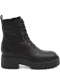 Hogan 20mm lace-up platform boots - Black