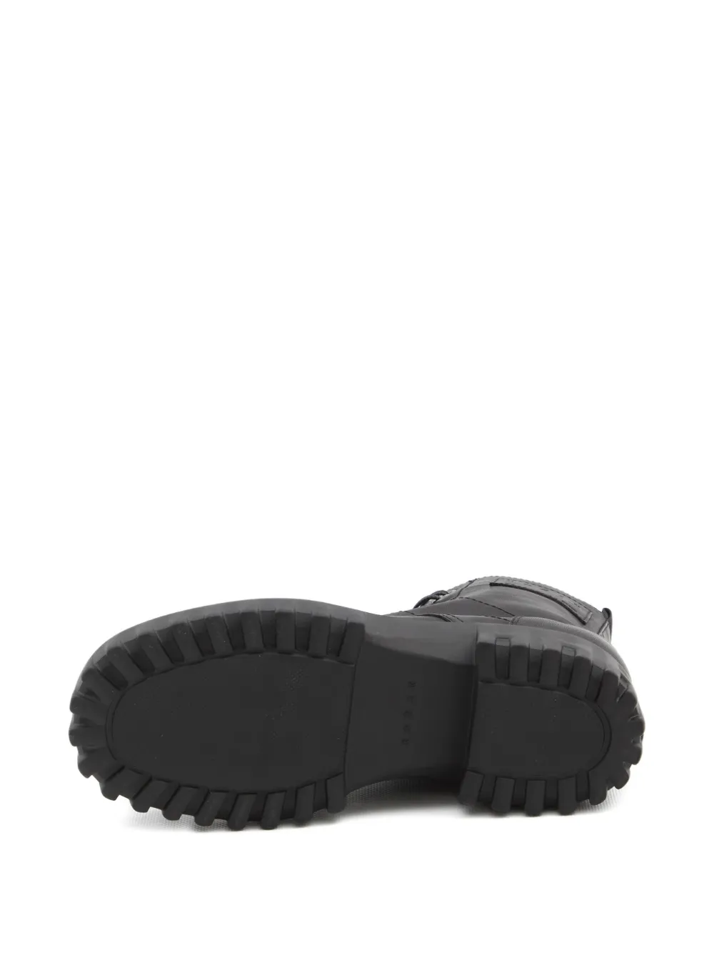 Hogan 20mm lace-up platform boots Black