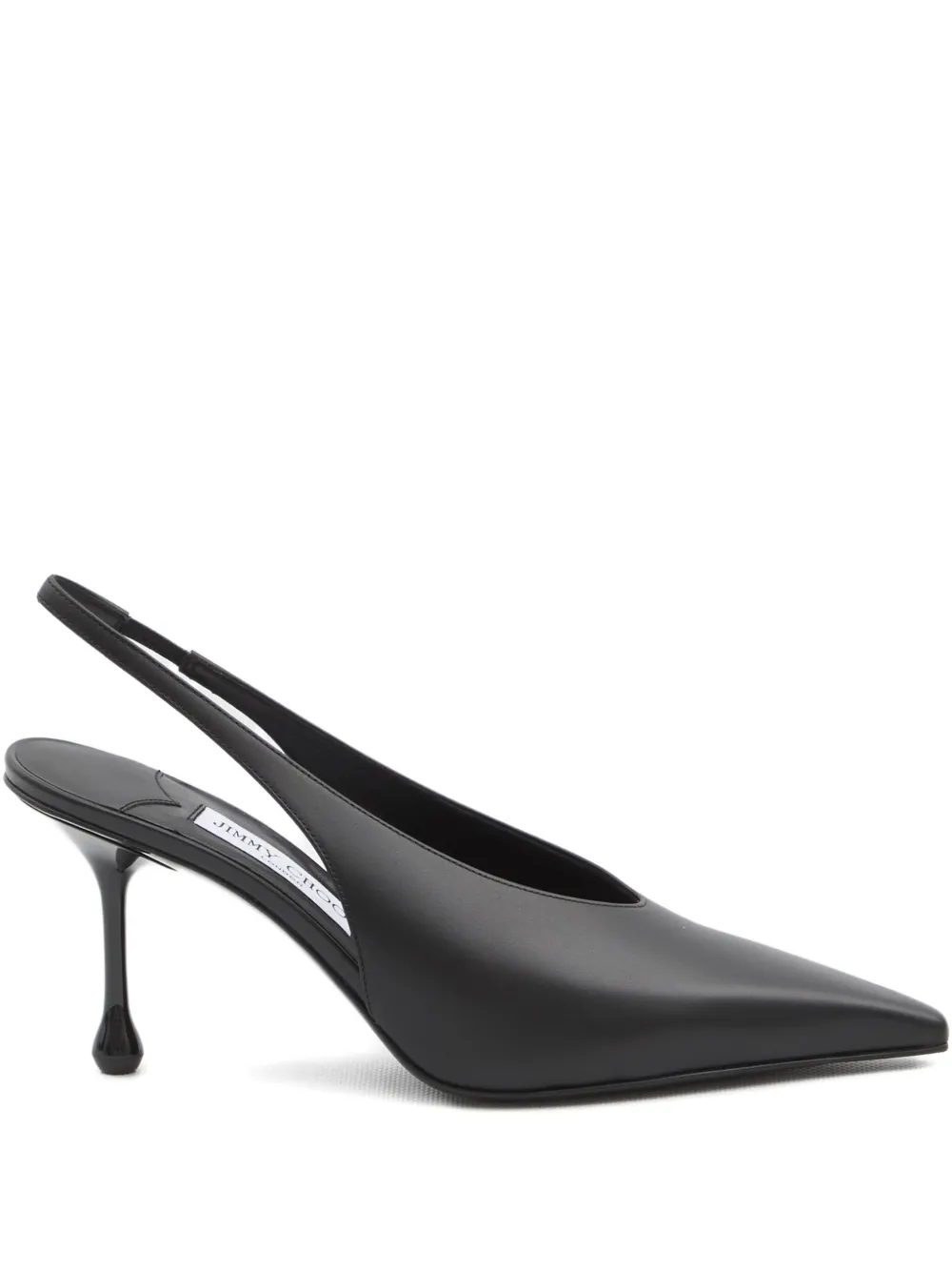 Jimmy Choo 80mm Isa pointed-toe slingback pumps Black