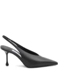 Jimmy Choo 80mm Isa pointed-toe slingback pumps - Black