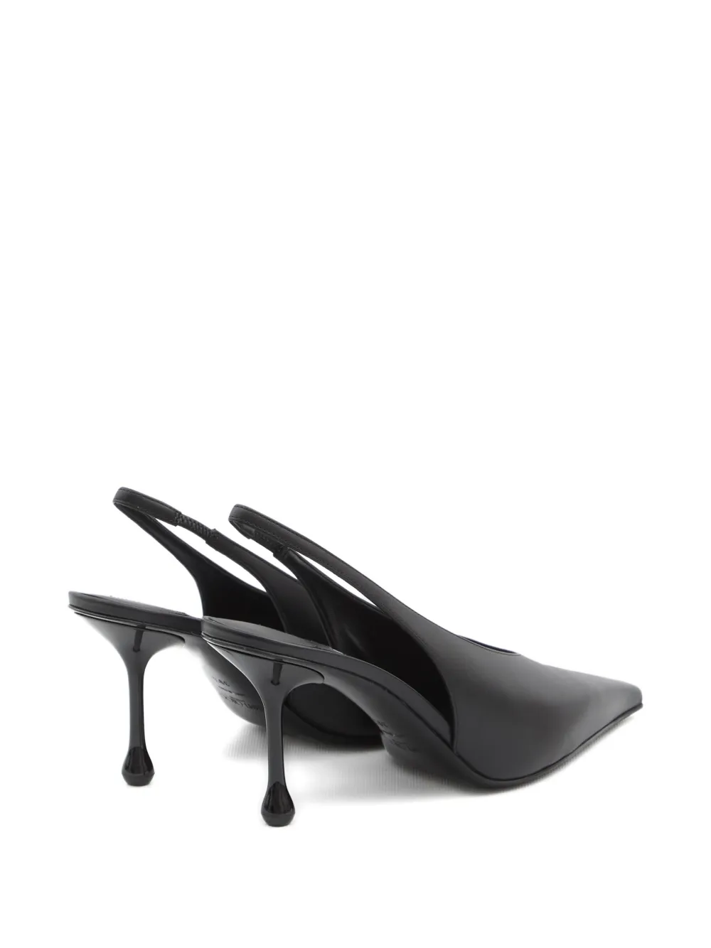 Jimmy Choo 80mm Isa pointed-toe slingback pumps Black
