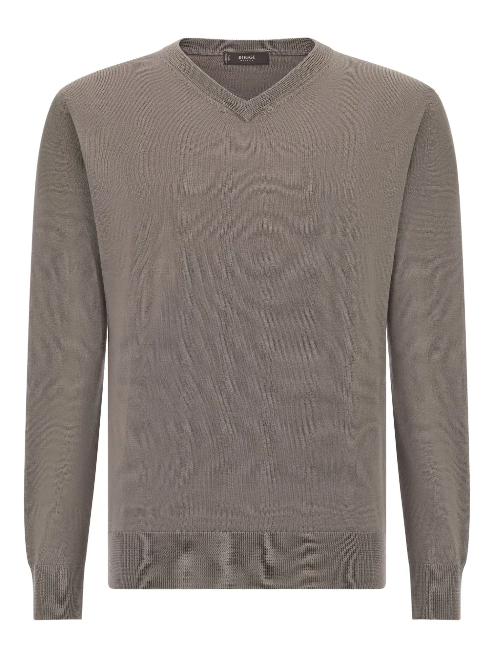 Boggi Milano Trui met V-hals Grijs